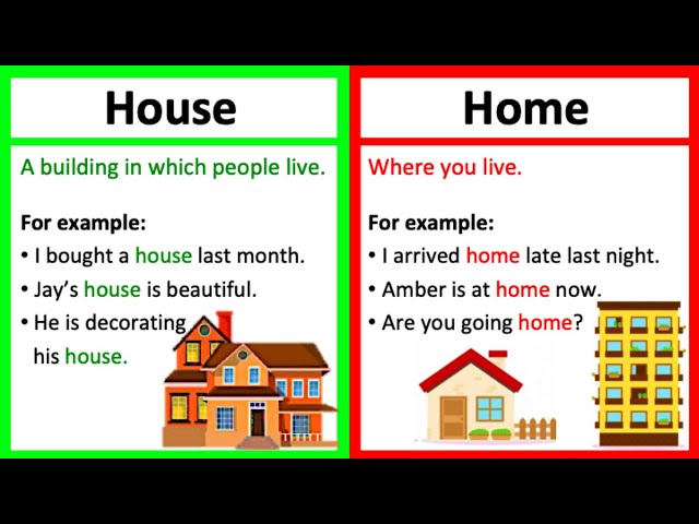 What is the Main Difference between House And Home? Unraveling the Mystery