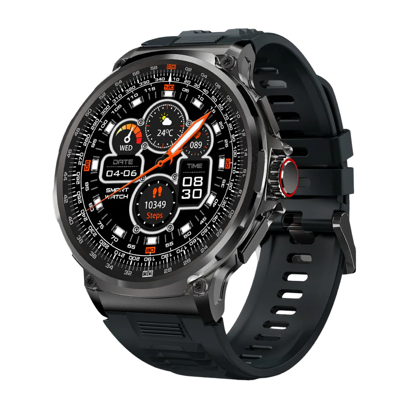 Colmi V69 Smart Watch 1.85 Inch Large Display Health Monitoring Waterproof Stylish Black