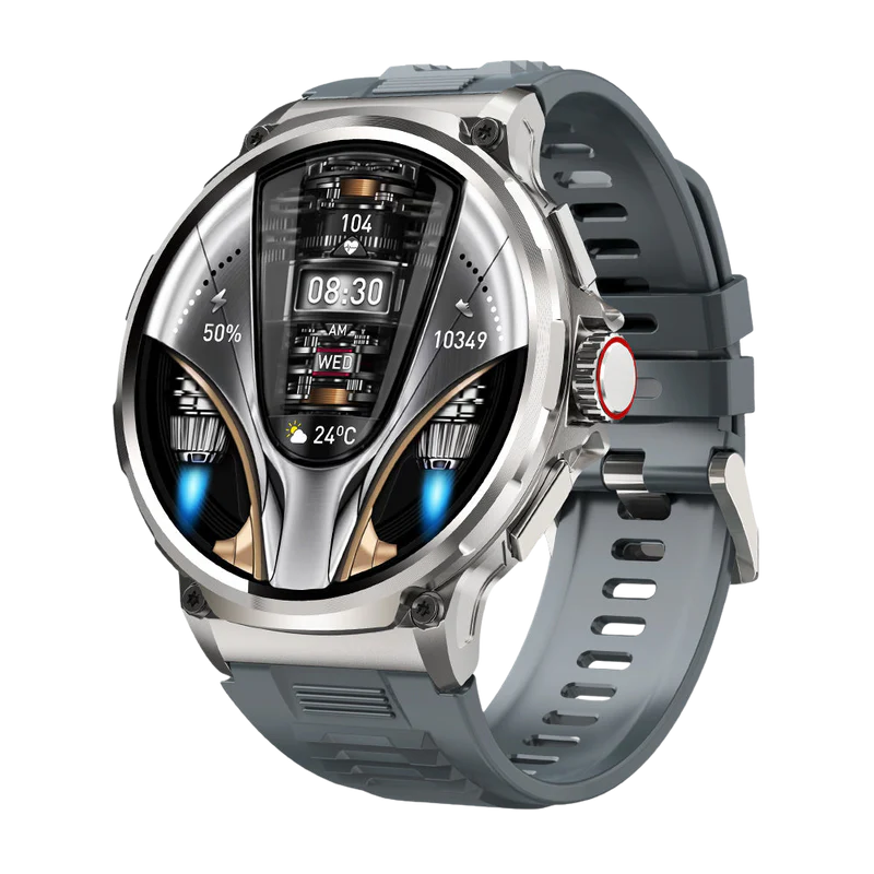 Colmi V69 Smart Watch 1.85 Inch Large Display Health Monitoring Waterproof Stylish Silver