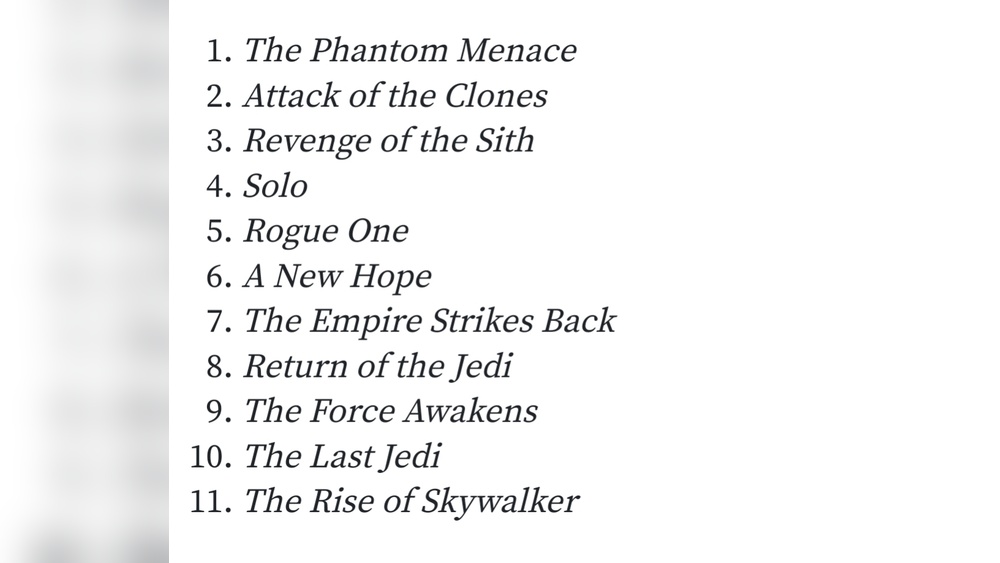 Star Wars: A New Hope Must Be Watch