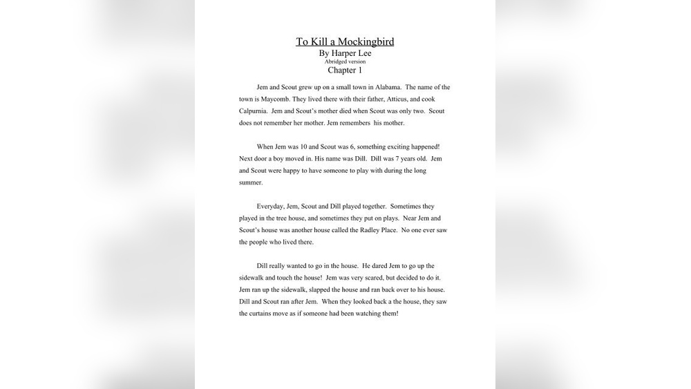 To Kill a Mockingbird Summary